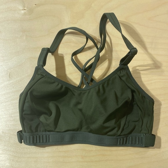 All in Motion Women's Olive Green Sports Bra Small (MV) - Picture 2 of 7